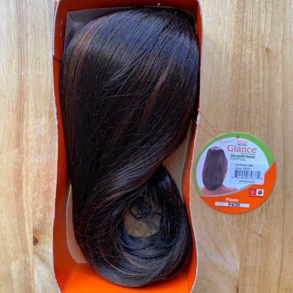 #105 GLANCE PIANO GIRL DRAWSTRING PONYTAIL - Picture 2 of 5